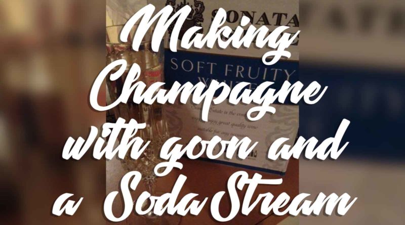 Can-you-make-SodaStream-Champagne-from-Goon-Cask-Wine?