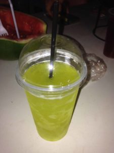 A Goon slushie. Wine slushie made with Golden Oak Fruity Lexia