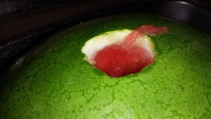 Goon Watermelon. Vodka Watermelon made with goon. Watermelon with Golden Oak Fruity Lexia inside